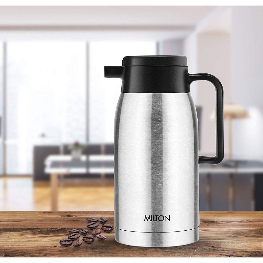 Milton Vacuum Flasks Omega Coffee Pot 700 ml, Steel Plain