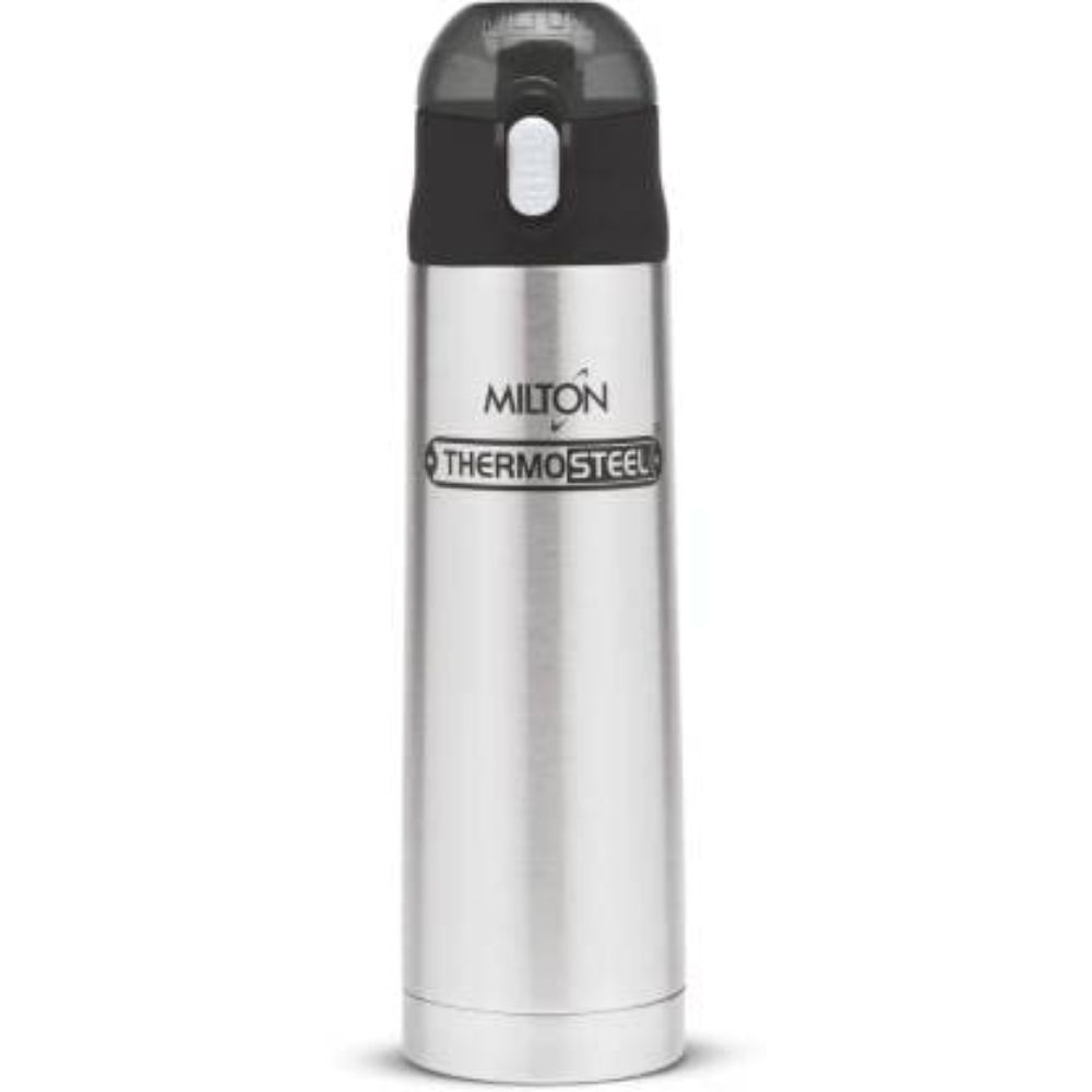 Milton Insulated Steel Bottles Thermosteel Crown 900/ 750 ml, Black