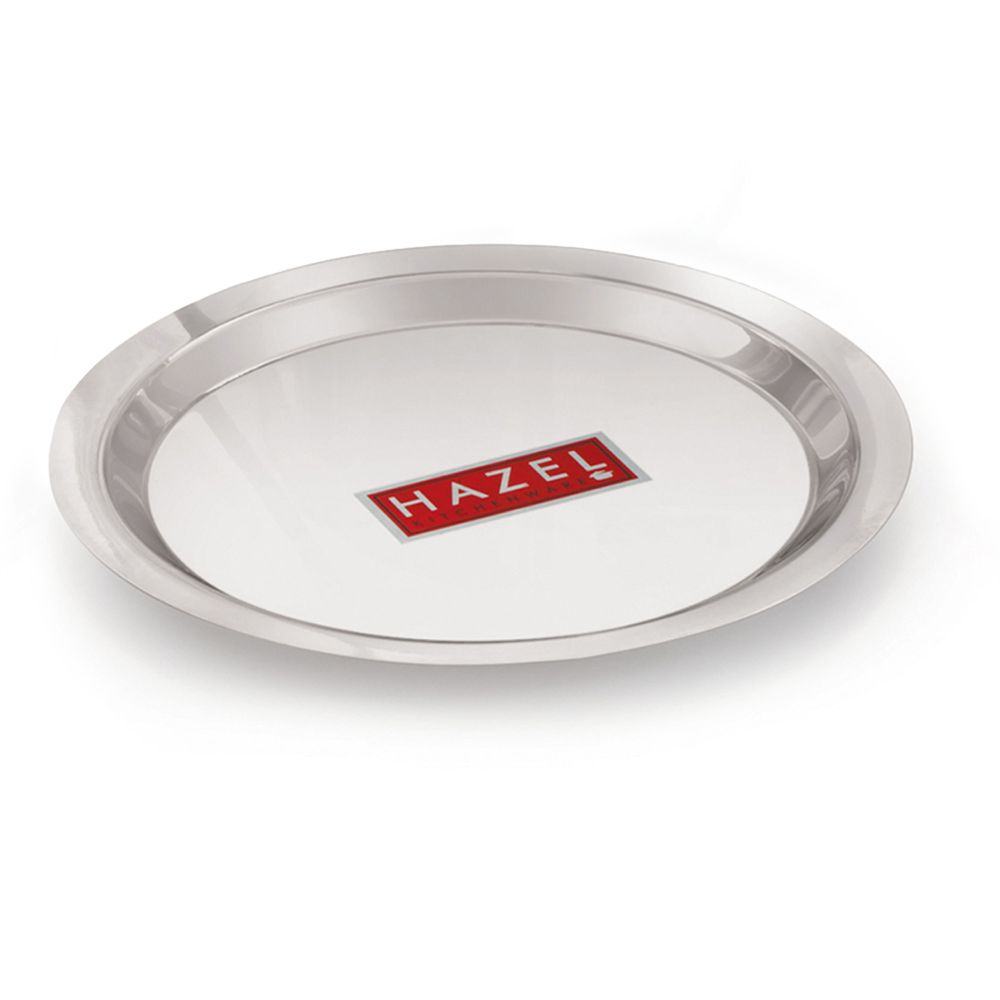 HAZEL Stainless Steel Lid Tope Cover Plates Ciba For Kadhai Vessels Pot Tope, 21.1 cm