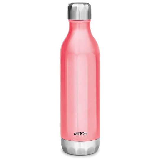 Milton BLISS 900 Thermosteel Vaccum Insulated Hot & Cold Water Bottle, 820 ml, Pink