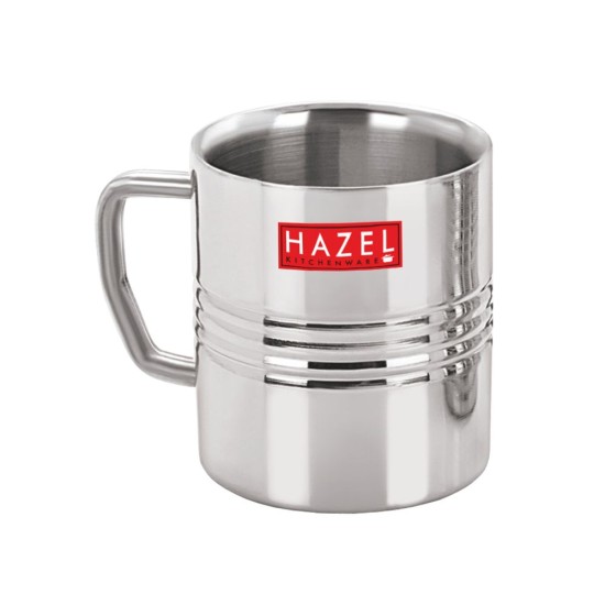HAZEL Stainless Steel Green Tea Coffee Amrapali Mug, 1 Pc, 300 ml