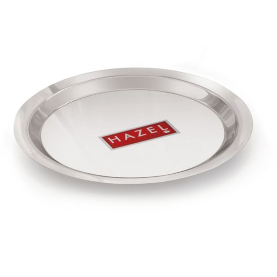HAZEL Stainless Steel Lid Tope Cover Plates Ciba For Kadhai Vessels Pot Tope, 24.7 cm