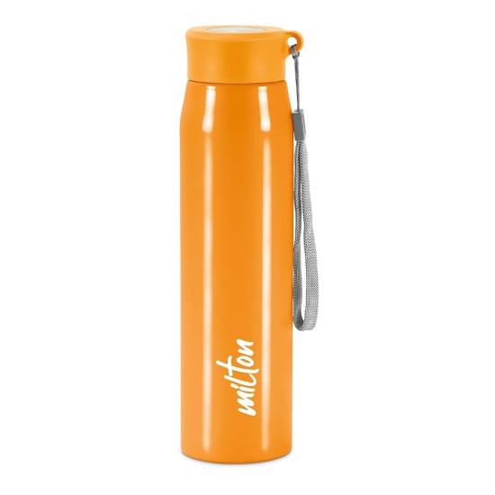 MILTON Handy 850 Stainless Steel Single walled Leak Proof Water Bottle, 780 ML, Orange