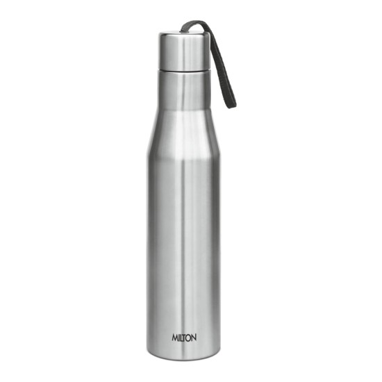 MILTON Super 1000 Stainless Steel Leak Proof Water Bottle, 1 Litre, Silver